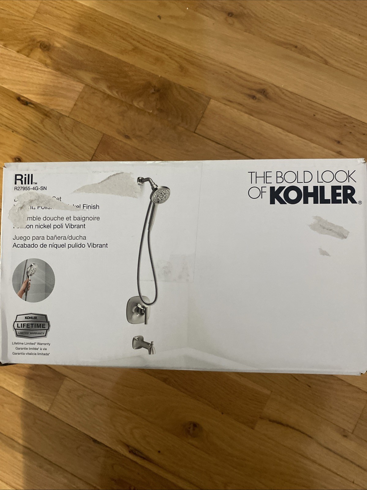 Kohler Rill Vibrant Polished Nickel 1-Handle Handheld Shower Set #R27955-4G-SN gallery