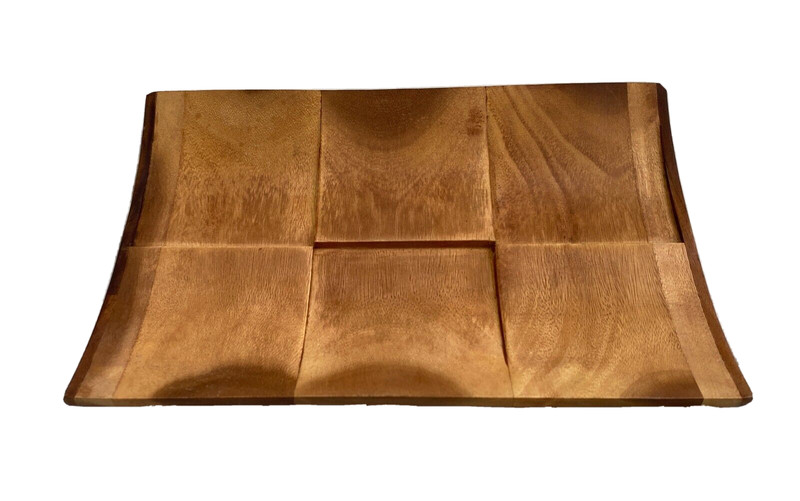 Rectangle Shape Mid-Century Modern Tiki Serving Tray, 14-1/8" x 9-3/8" Hawaii gallery