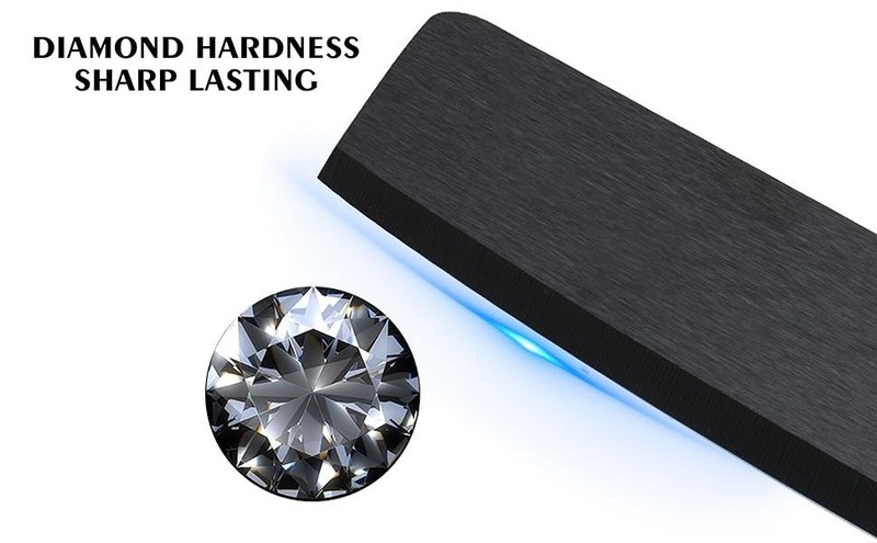 Gajing Extra-sharp ceramic kitchen knife, easy to clean, with a non-slip handle gallery