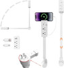 Electrical Outlet Extender Adjustable 17”-27” with 2 AC Outlets, USB-A & USB-C P gallery