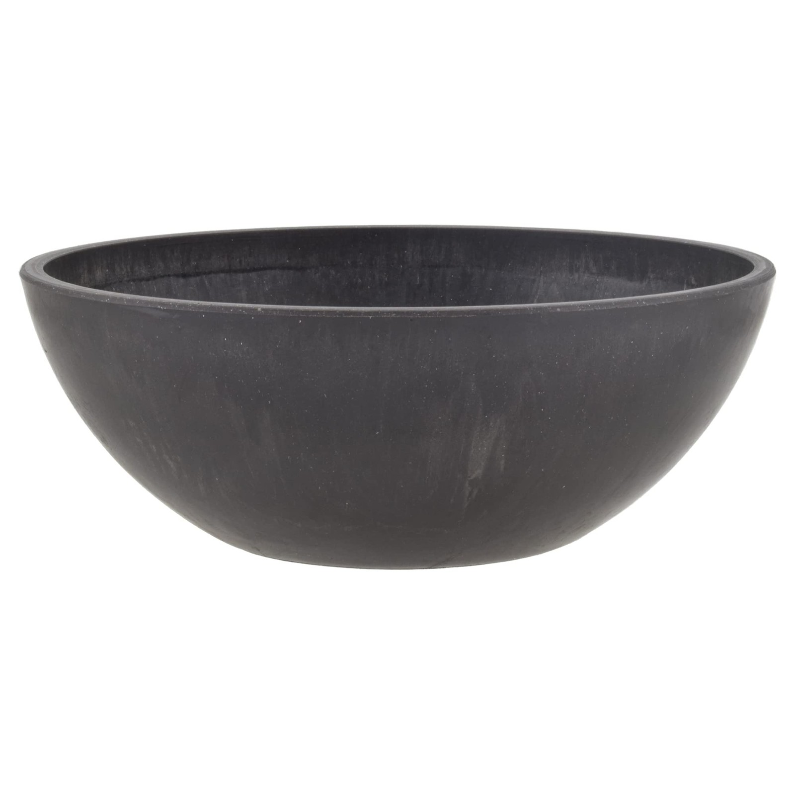 PSW Pot Collection M20DCB 8inch Plastic/Stone/Wood Composite Low Bowl Planter... gallery