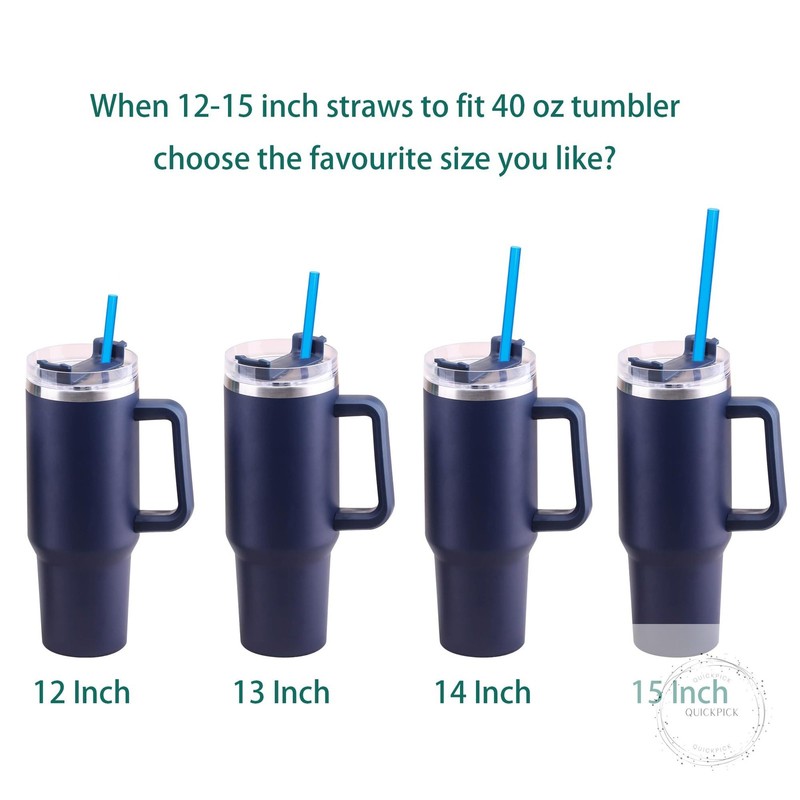 Replacement Straw for Stanley|Owala|Simple Modern 40oz 30oz Tumbler,10 Pack 12 I gallery