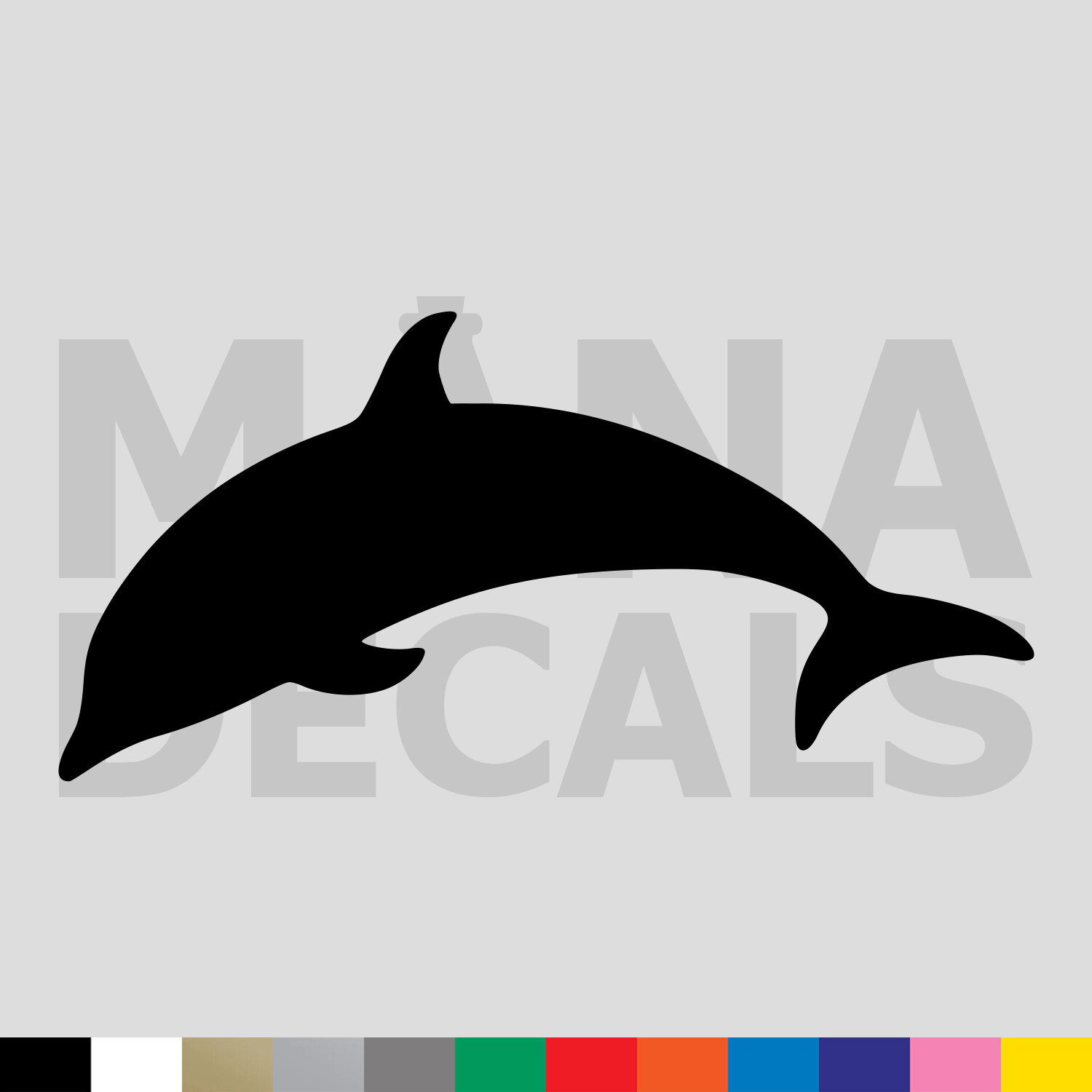 Dolphin Vinyl Die Cut Decal Sticker - Animal Ocean Sea Fish gallery