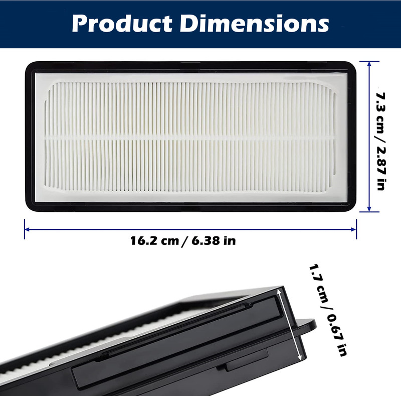 2 Pack Replacement HEPA Filter for Samsung Jet Bot + Robot Vacuum VR30T85513W/AA gallery
