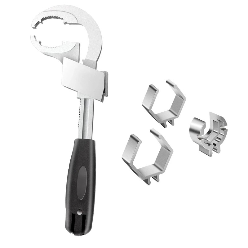 Multi-Function Adjustable Basin Wrench 27-80mm Range For Faucet Shower Repair gallery