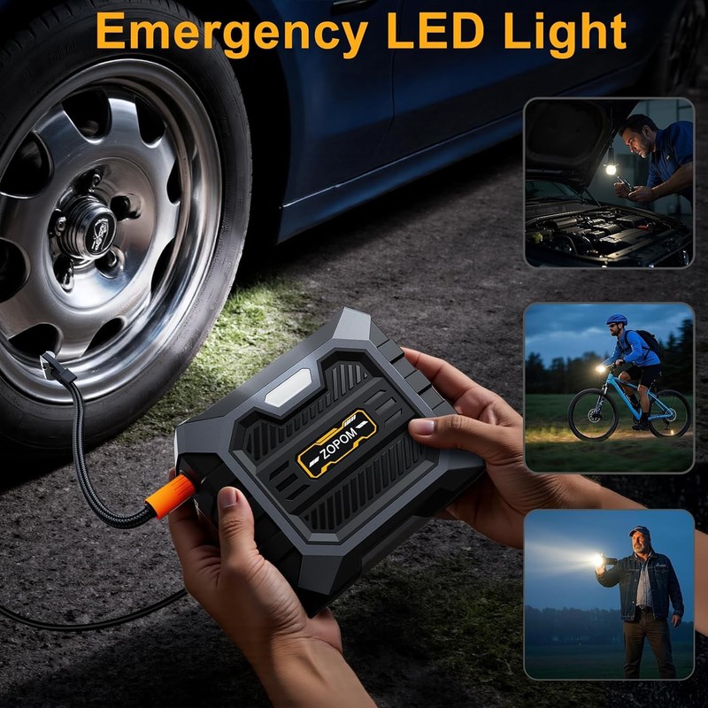 Compact DC 12V Digital Tire Inflator & Portable Air Compressor gallery