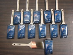 12 EA – LINZER 2 1/2″ OVAL BEST PROFESSIONAL ANGLE PAINT BRUSHES