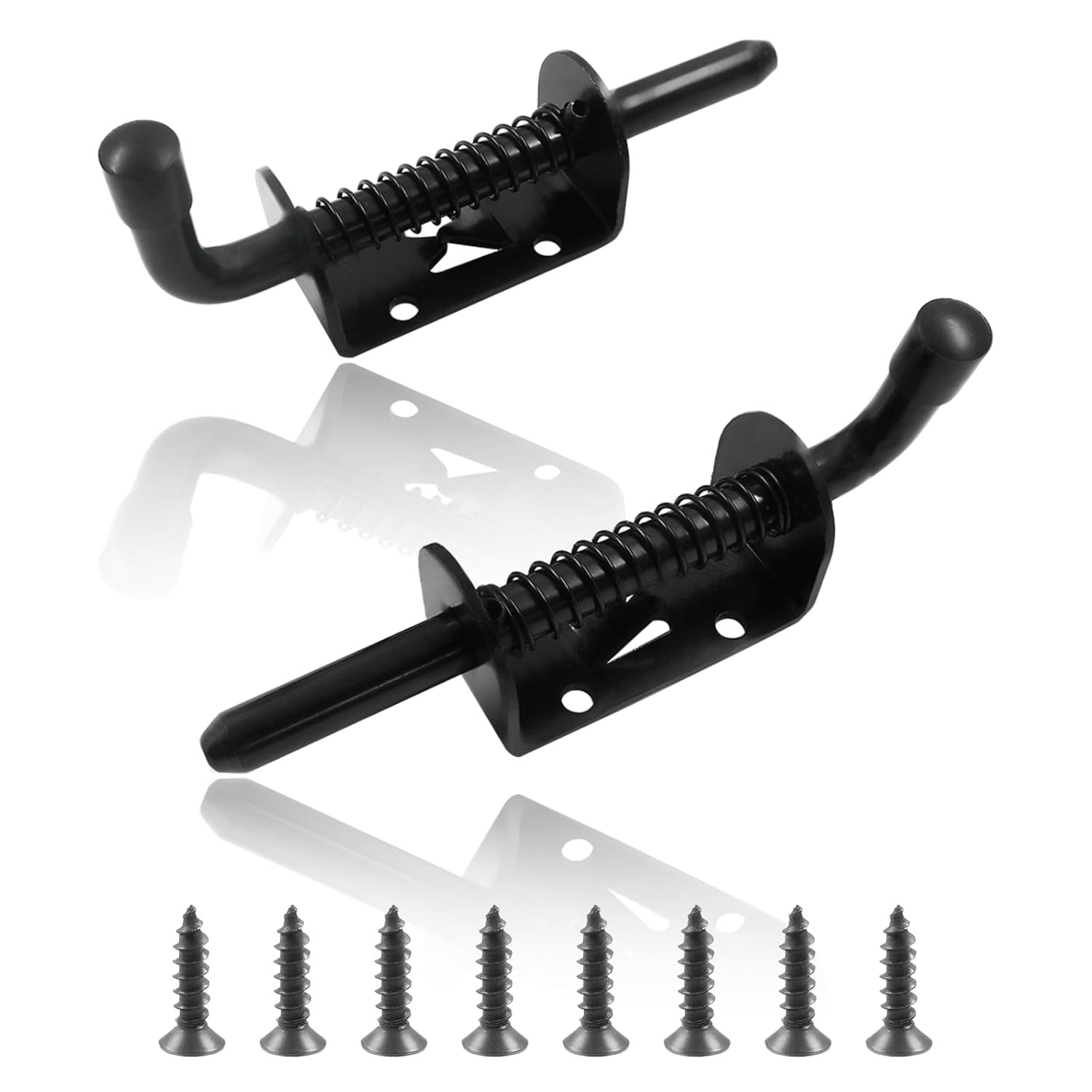 2 Packs Spring Loaded Latch Pin, Heavy Duty Barrel Bolt Door Latch, Stainless St gallery