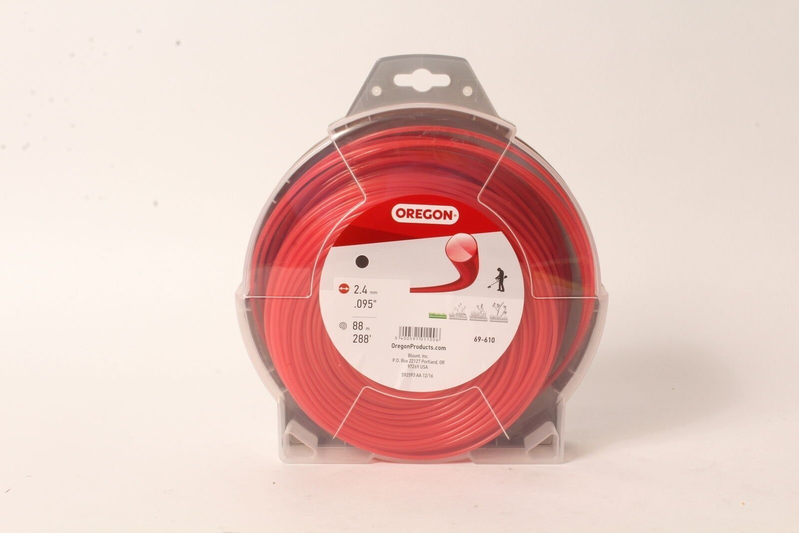 Oregon 69-610 Round Red String Trimmer Line .095 1 Lb Donut 288' gallery