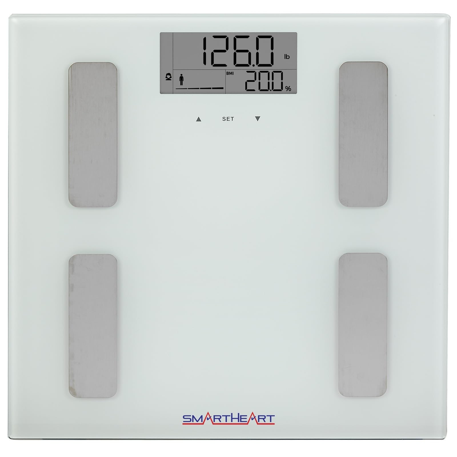 SmartHeart Digital Body Composition Scale | 440 lbs / 200 kg Capacity | BMI |... gallery
