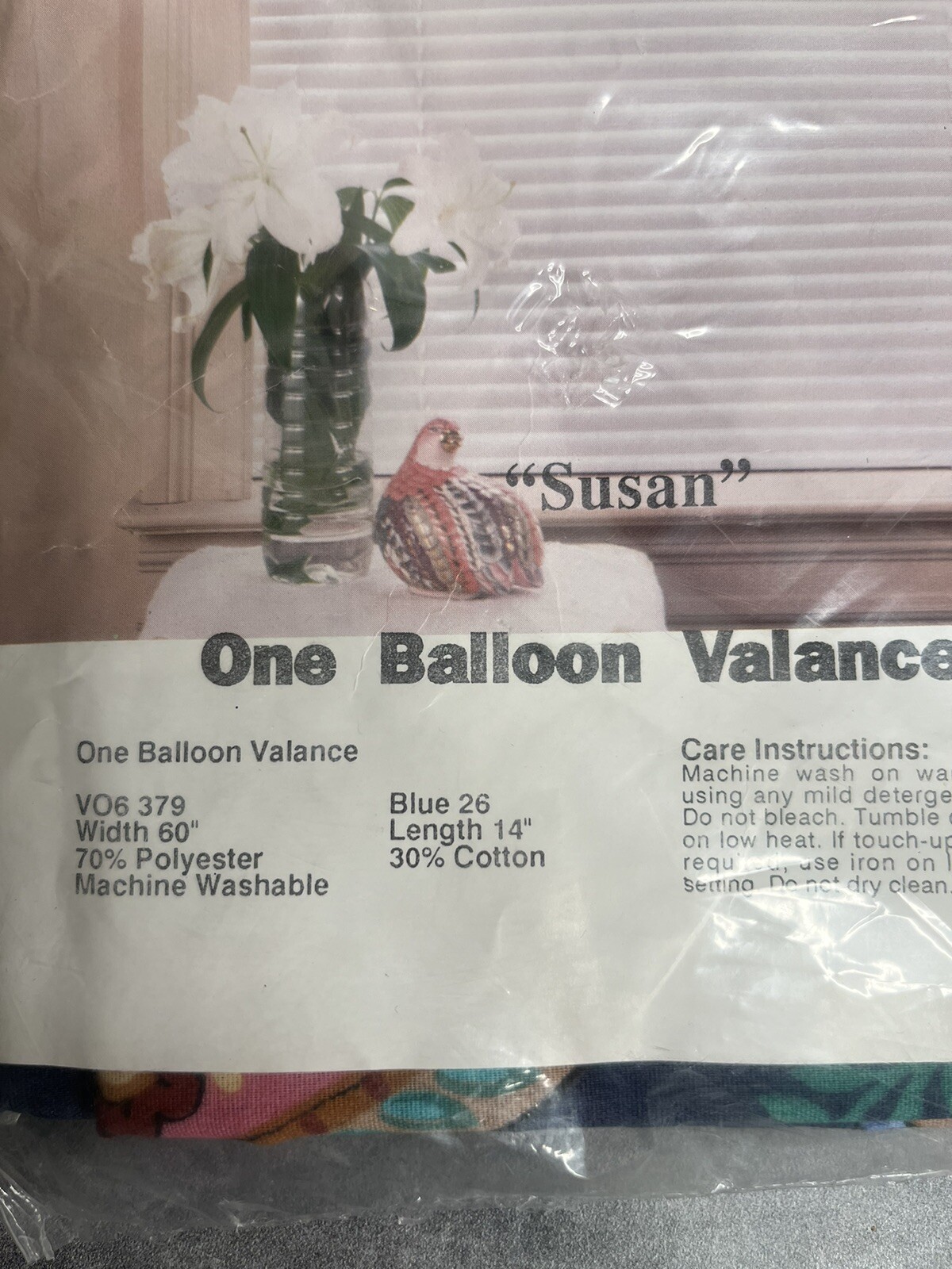 Vintage Balloon Valance Susan Polyester Cotton Blend gallery