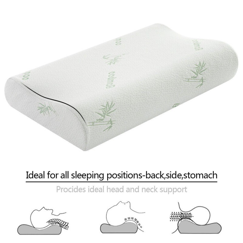 2 Pack Memory Foam Pillow Orthopedic Pillows Neck PainSleeping Contour Pillows gallery