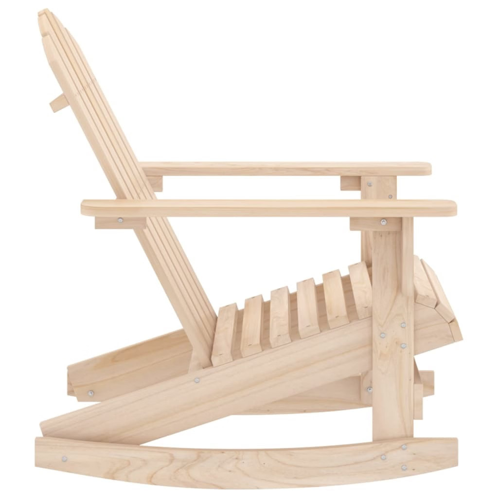 Patio Adirondack Rocking Chair Solid Fir Wood gallery