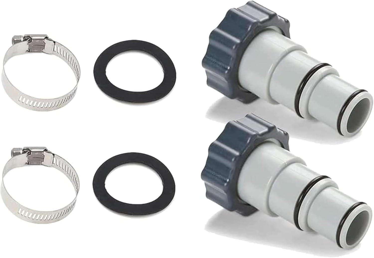 Tongass (2-Pack) Replacement Threaded to Clamp Style Hose Adapter for Intex Pool gallery