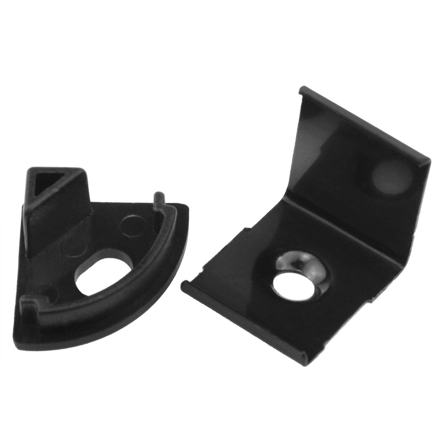 Lovelysp V-Shape LED Channel Metal Mounting Clips LED Channel End Caps Steel ... gallery