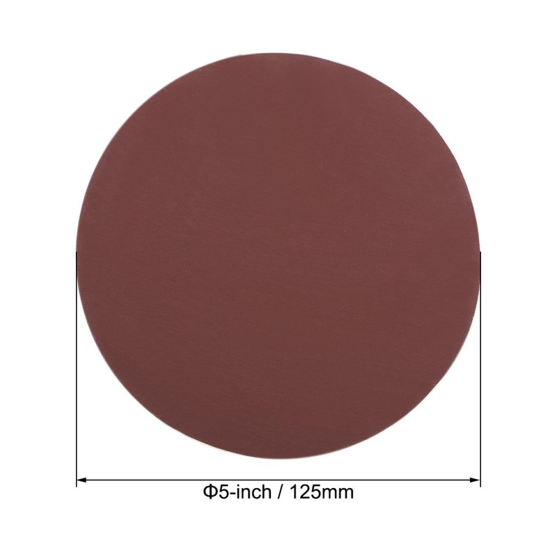 10pcs 5" PSA Sanding Disc Adhesive Back Sandpapers Aluminum Oxide 40-2000 Grit gallery