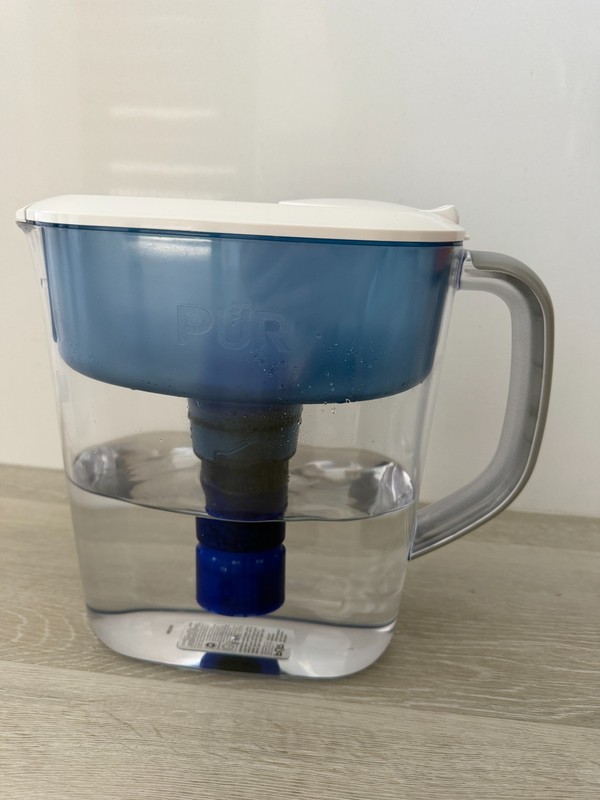 PUR Plus 11 Cup Water Filter Pitcher Classic Blue Filter Change Light NEW gallery