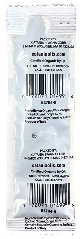 Crait Organic Balsamic Vinegar Packets 10 Pack On the Go Salad Small gallery