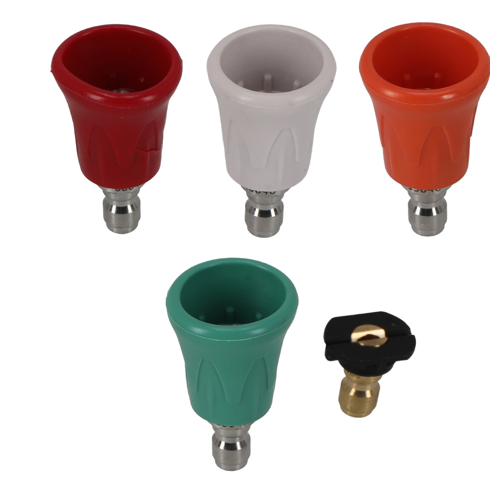 5 Angle Nozzle Set for Pressure Washer w/ Guard Quick Lock 1/4" Connector gallery