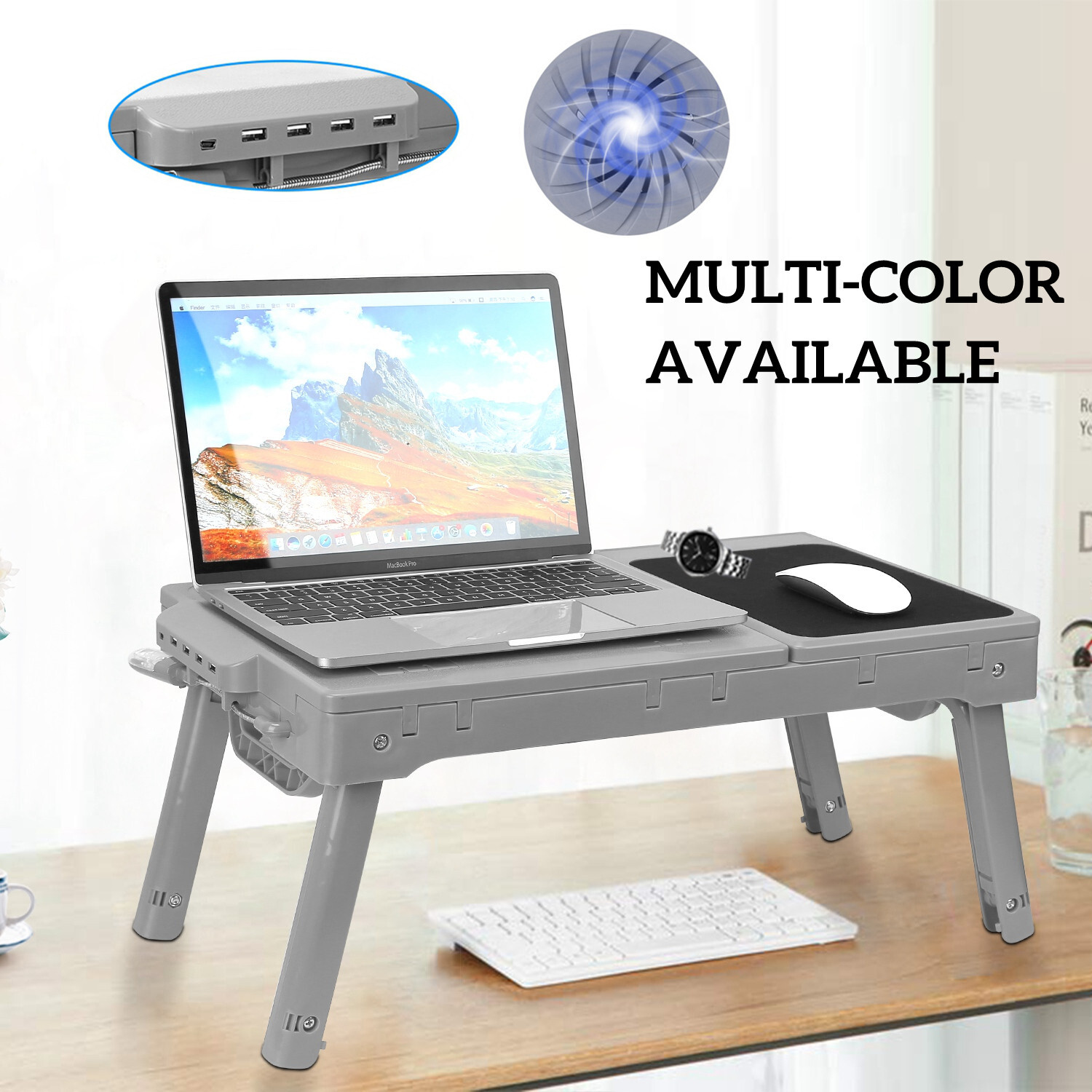 Portable Laptop Notebook Table Foldable Stand Sofa Bed Lap Tray Computer Desk gallery