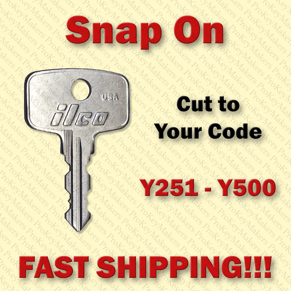 Snap On Toolbox Key Cut to Your Code Y251 - Y500