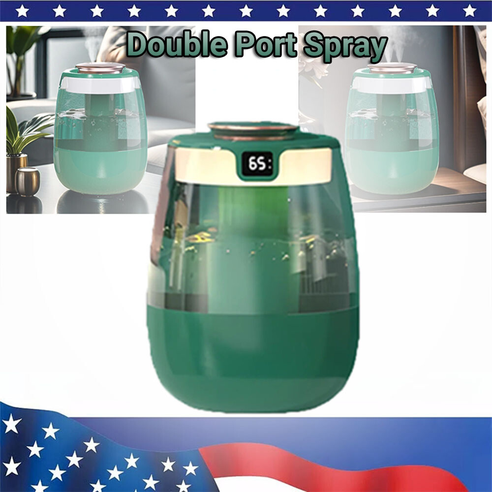 Smart Humidifier: 280ml/h Fog,Blue Light Disinfection,Night Light,3 Speeds gallery