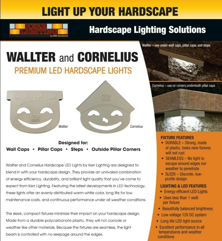 Single LED Kerr Lighting Cornelius Light (7" x 5.125") for Wall, Pillar, & Step gallery