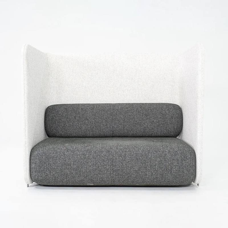 2020s Jang Won Yoon Bernhardt Design Code Privacy Lounge Two-Seat Sofa 2x Avail gallery