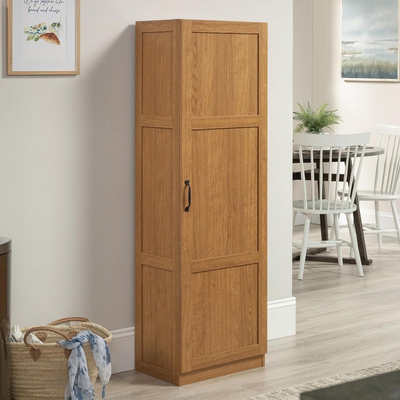 Chic Engineering Wood Storage Cabinet – 3 Adjustable Shelves, Easy Assembly gallery