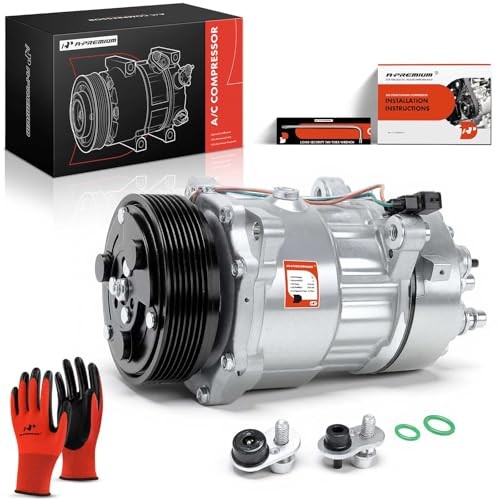 A/C Compressor with Clutch Compatible with Volkswagen EuroVan 2.8L 2001-2003 gallery