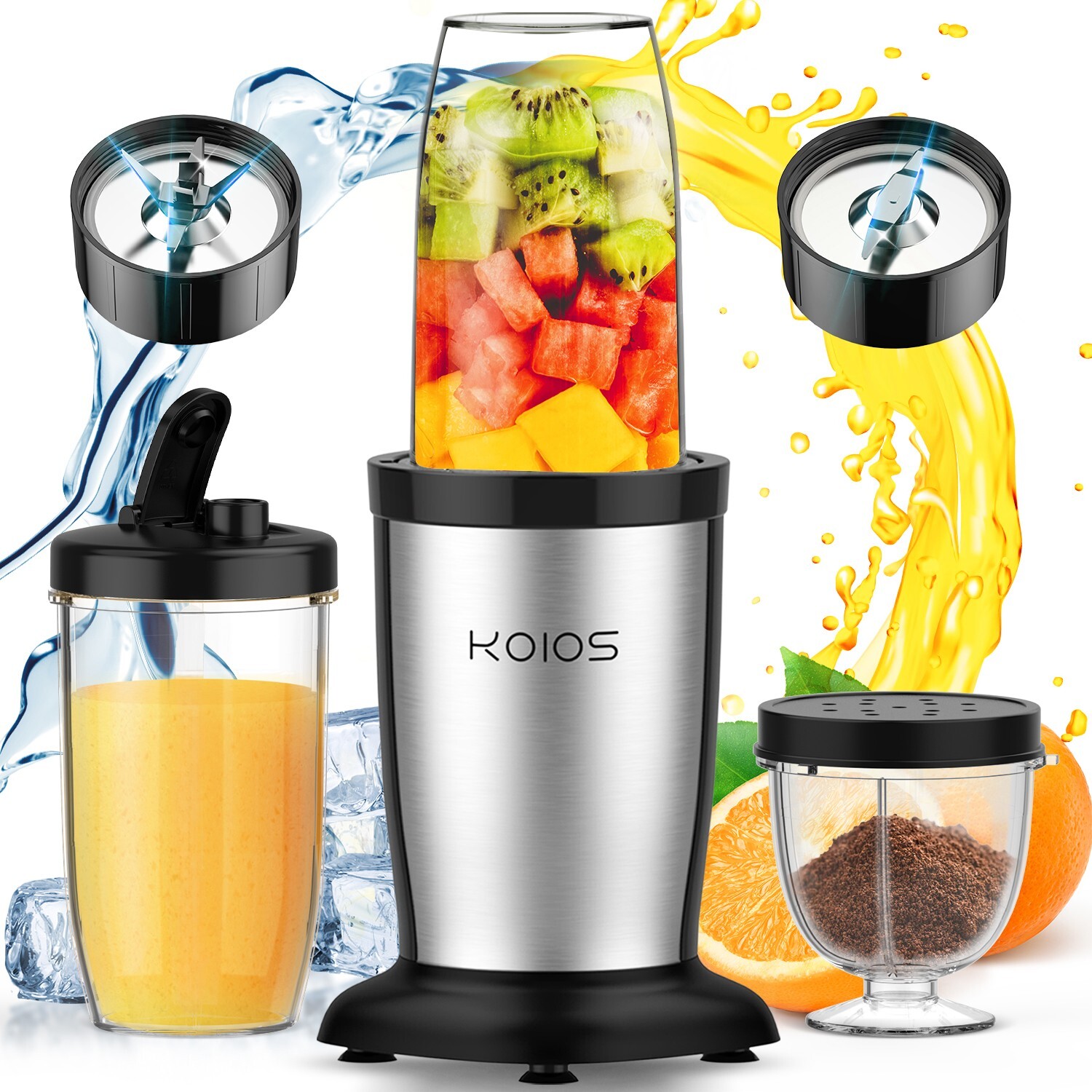 KOIOS Personal Blender 850W Shakes Smoothies Vegetable Fruit Countertop Blenders gallery