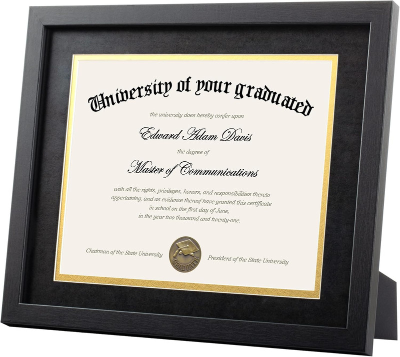 11x14 Diploma Frame Certificate Degree Document Frame with High Defini gallery