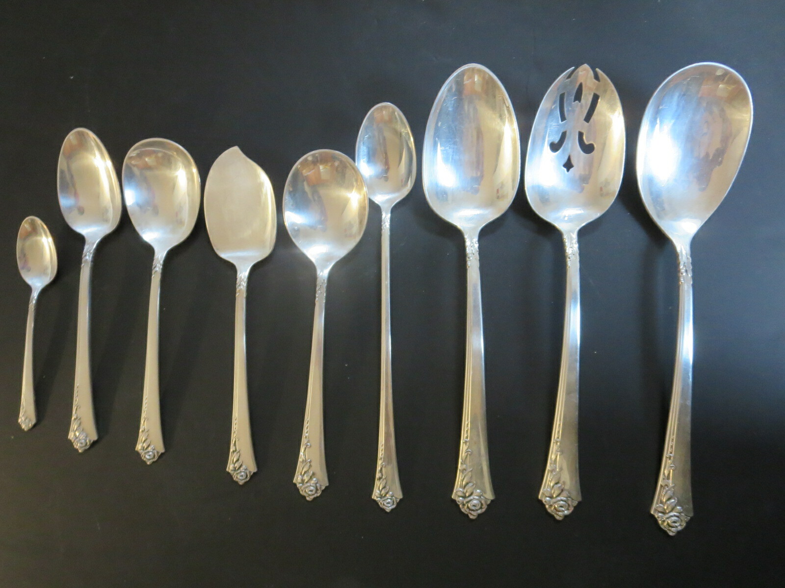 Oneida Heirloom Damask Rose Sterling Silver Flatware CHOICE NO MONO gallery