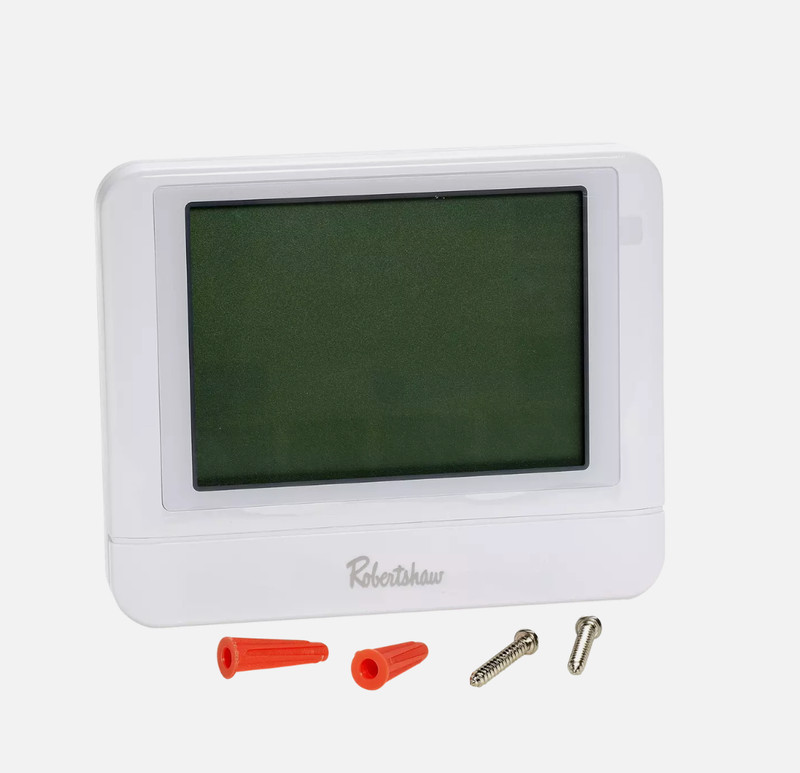 Robertshaw RS9110T Programmable Wall Thermostat 1 Heat 1 Cool Touchscreen gallery