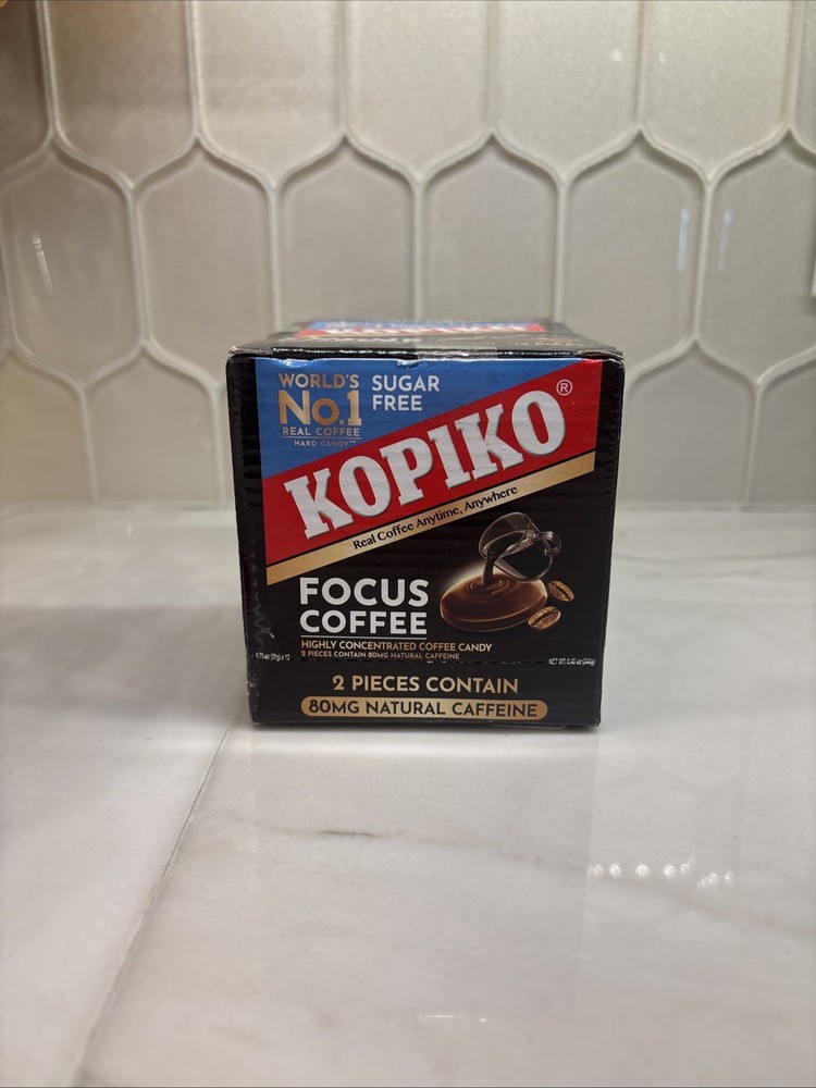 Coffee Candy - Highly Concentrated Coffee Candy, 12 pack box