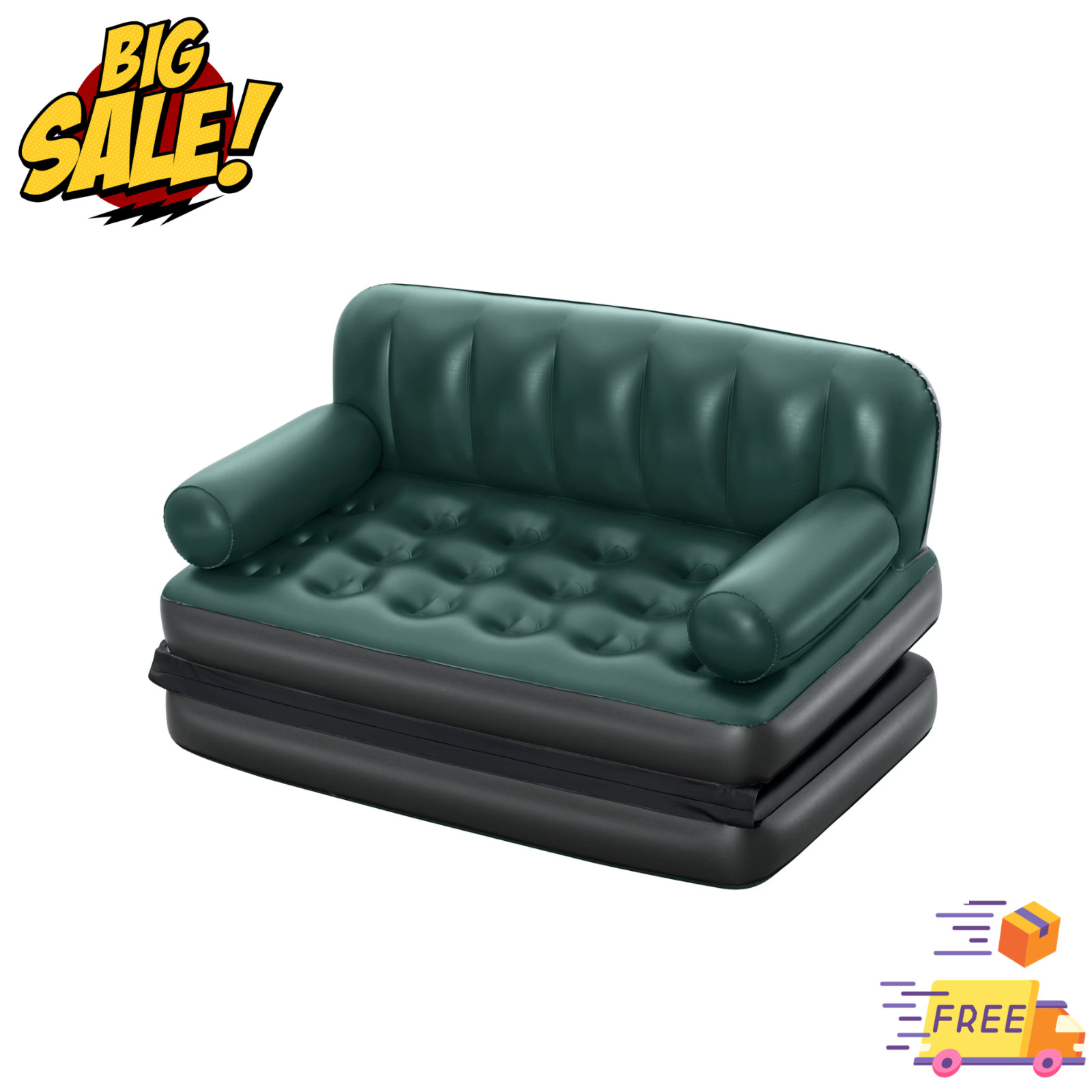 Ozark Trail Multi Max 5 in 1 Inflatable Air Couch Portable Camping Sofa gallery