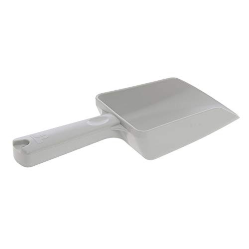 Grey PETG Plastic Replacement Scoop - 9 3/4"L x 3 1/4"W gallery