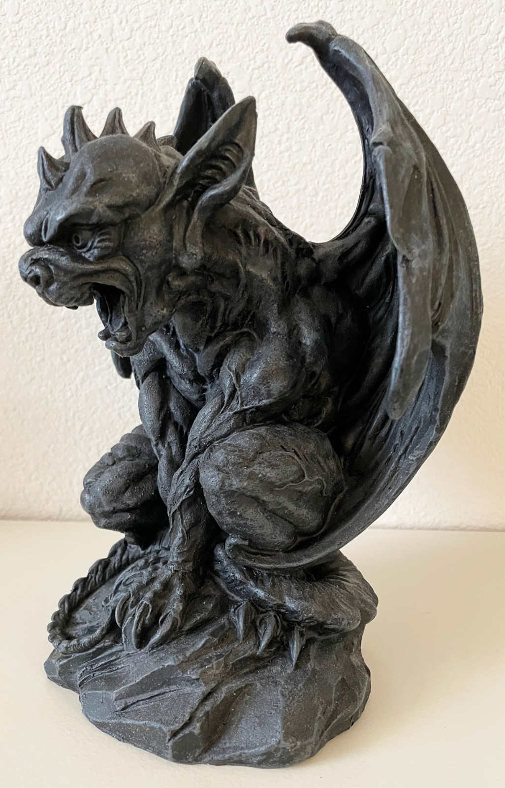 Winged Gargoyle Gothic Statue Home Decor Guardian Sculpture 9" gallery