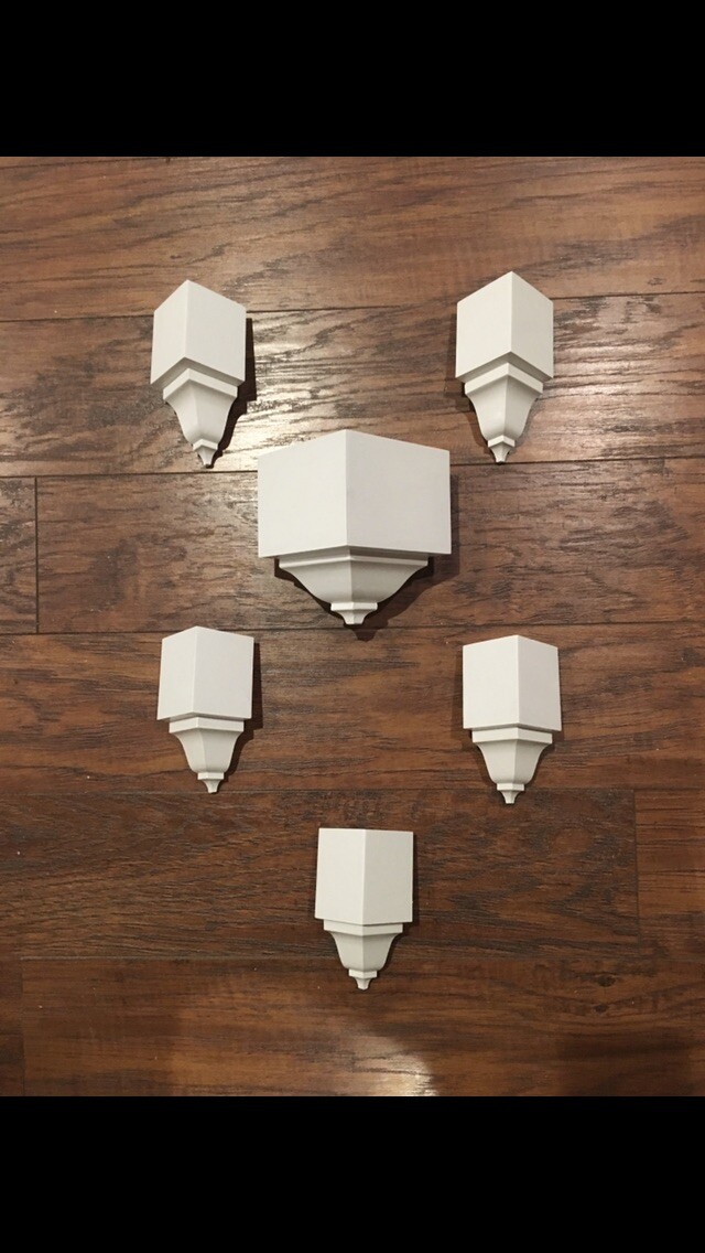 Crown Molding Corners 6 Blocks (5) Insides (1) Outside For up to 2 1/4" Crown! gallery