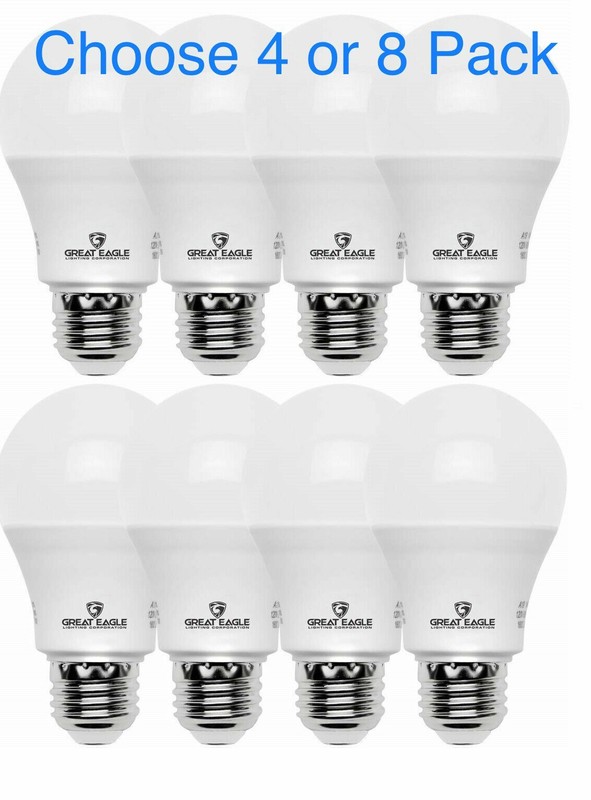 Great Eagle A19 LED Light Bulb, 60 Watt, Soft White 3000K, 800 Lumens, UL Listed gallery