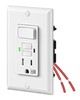 DEWENWILS 15A GFCI Switch Outlet Combo,15 Amp GFCI Outlet,ETL Listed, White gallery