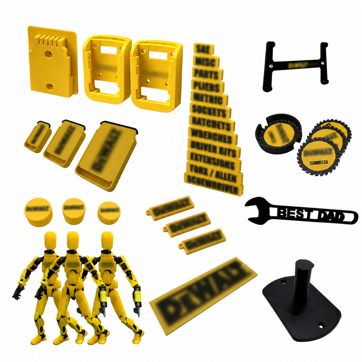 DeWalt Compatible Ultimate Garage Organizer Father Day Tool Wall Workshop USA gallery