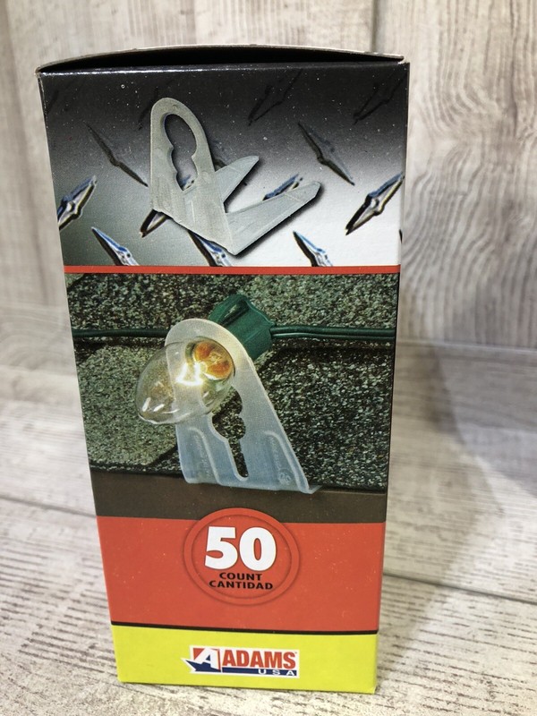 (2) 50 Shingle Speed Tabs Commercial Grade For Christmas LED Incandescent Lights gallery