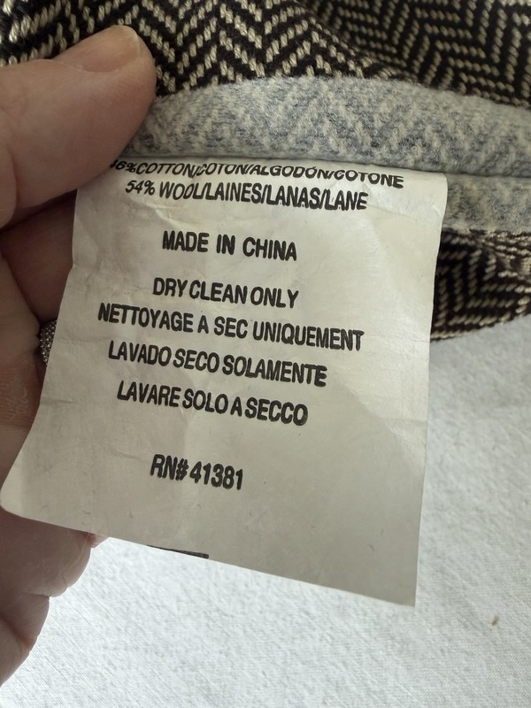 Ralph Lauren Pair Wool Blend Herringbone Pillow Shams 22x28 Brown Beige Designer gallery