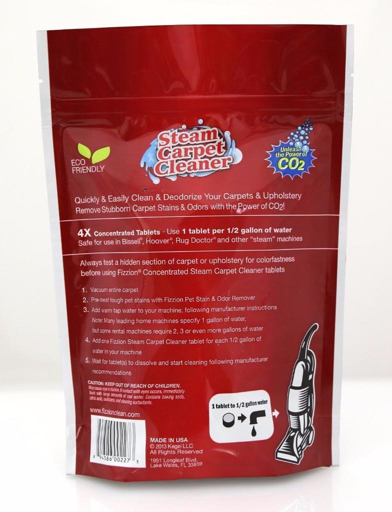 Fizzion Clean Steam Carpet Cleaner 20 Tablet Hoover Bissell Rug Doctor 10 Gal gallery