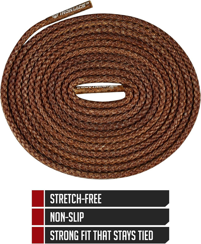 Durable Round Bootlaces - Waterproof, Fire Resistant, 1500 lb Strength gallery
