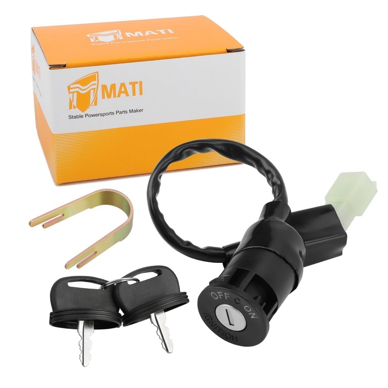 M MATI Ignition Key Switch Main for Polaris Outlaw 50 90 110 Black gallery