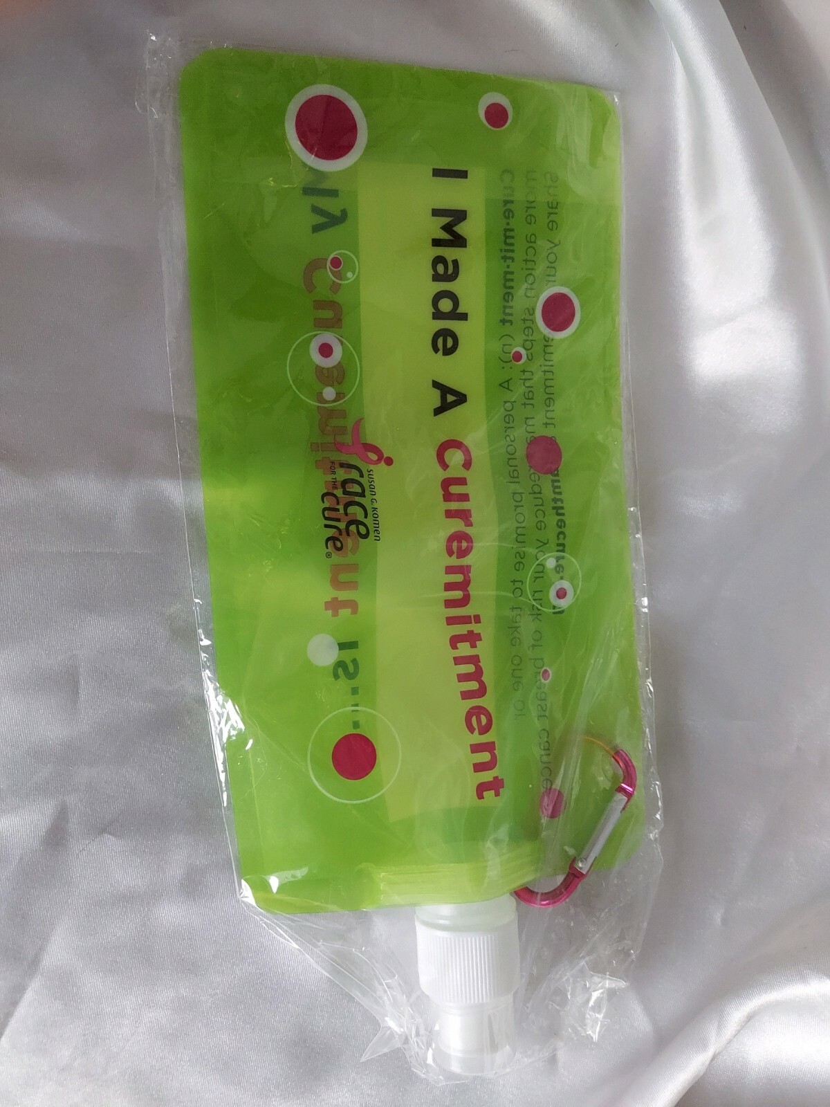 Pink Cure Inflatable Water Bottle (Free Shipping with 6 or more items) gallery