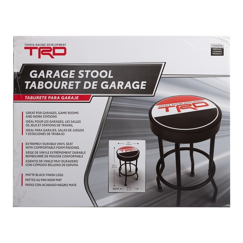 PLASTICOLOR TOYOTA RACING DEV TRD STOOL 004813R01 Round Vinyl Seat Non-Swivel gallery