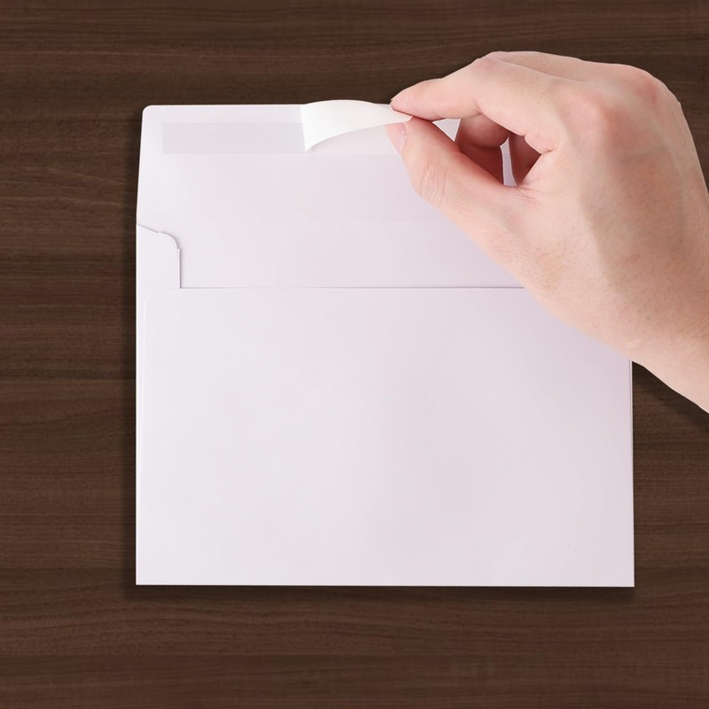 Janvale 5x7 Envelopes 50 Pack, A7 White for 5.5x7.5, gallery